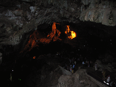 Entrance to the Borra caves